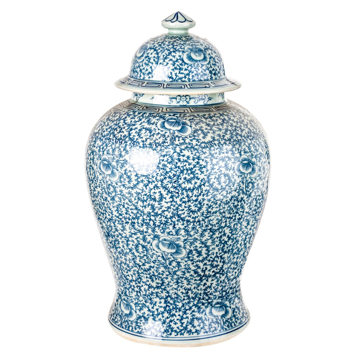 TINAJA DE PORCELANA DE ESTILO ORIENTAL