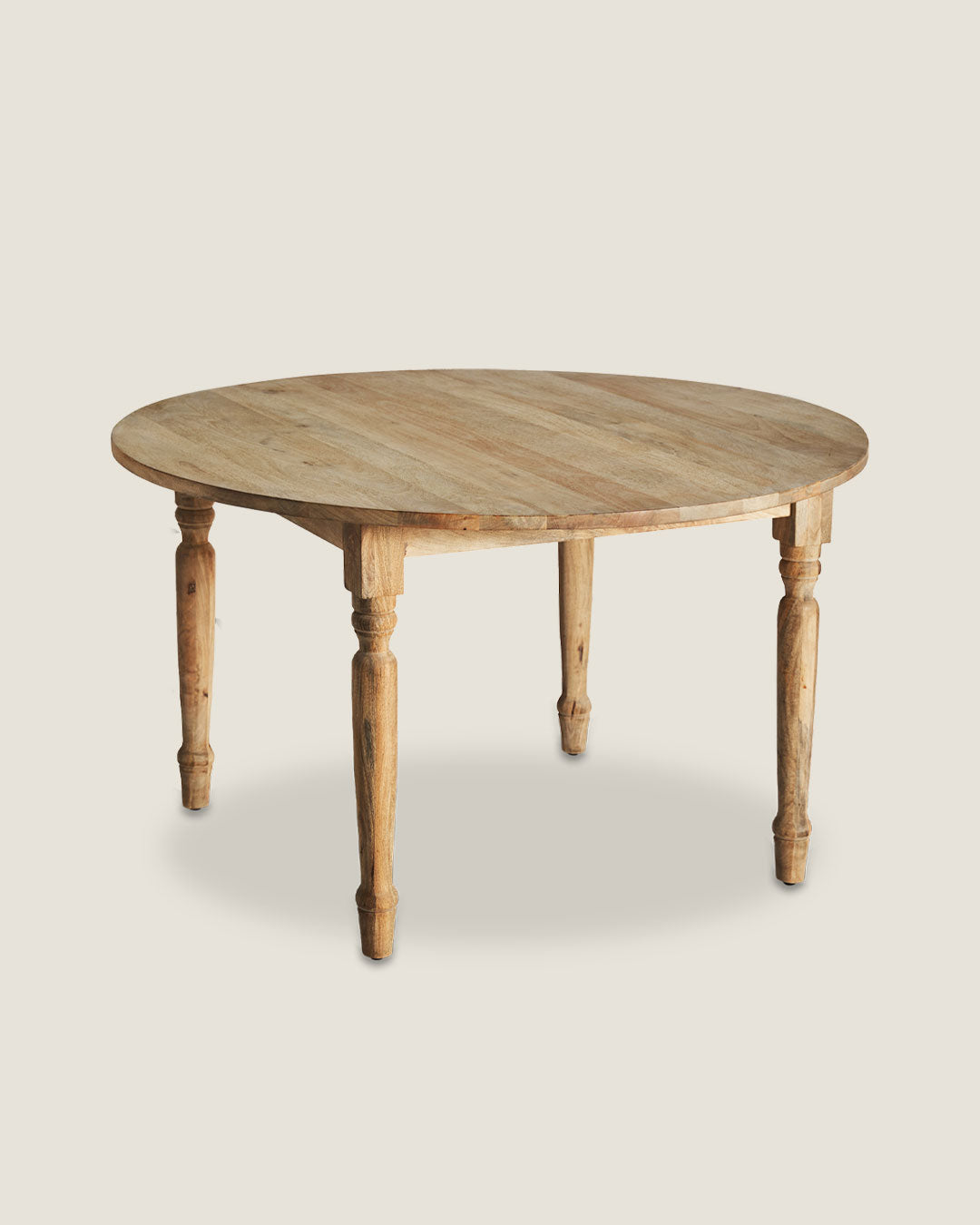 MESA DE COMEDOR DE MADERA DE MANGO