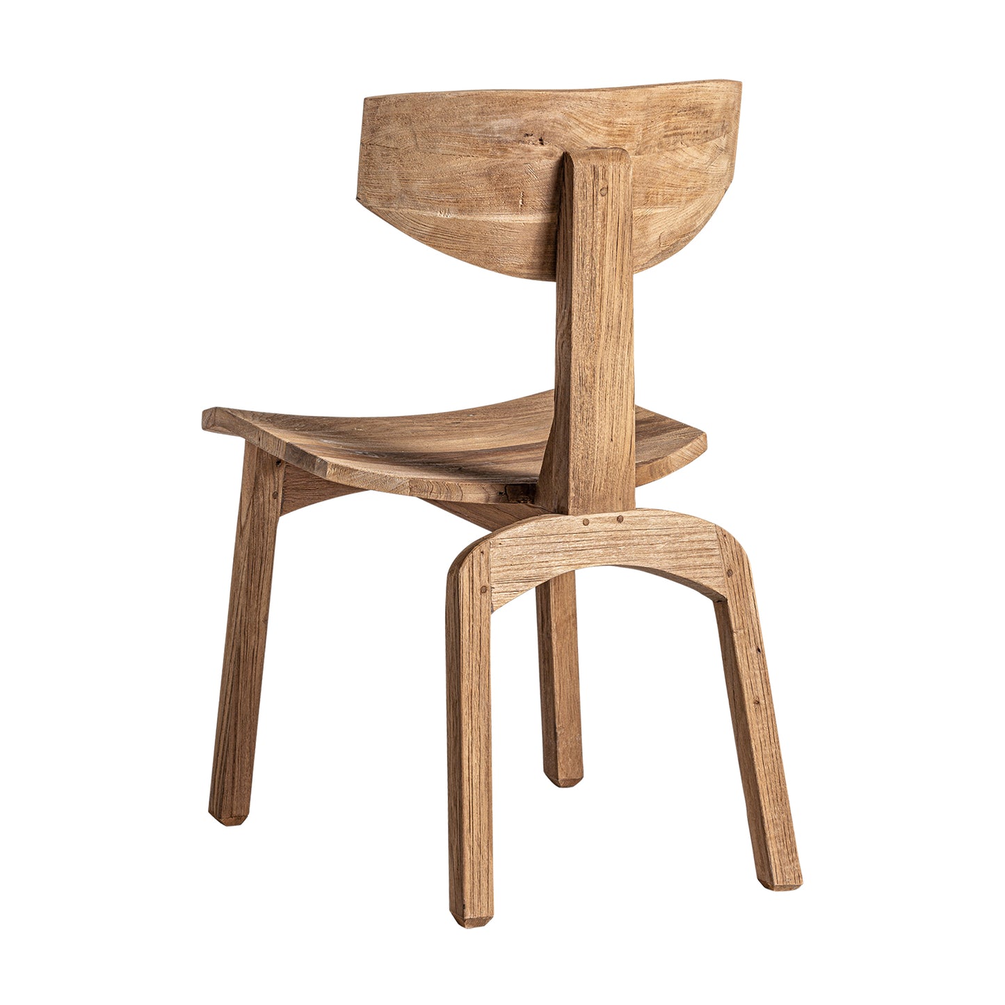 SILLA DE MADERA DE TECA RECICLADA