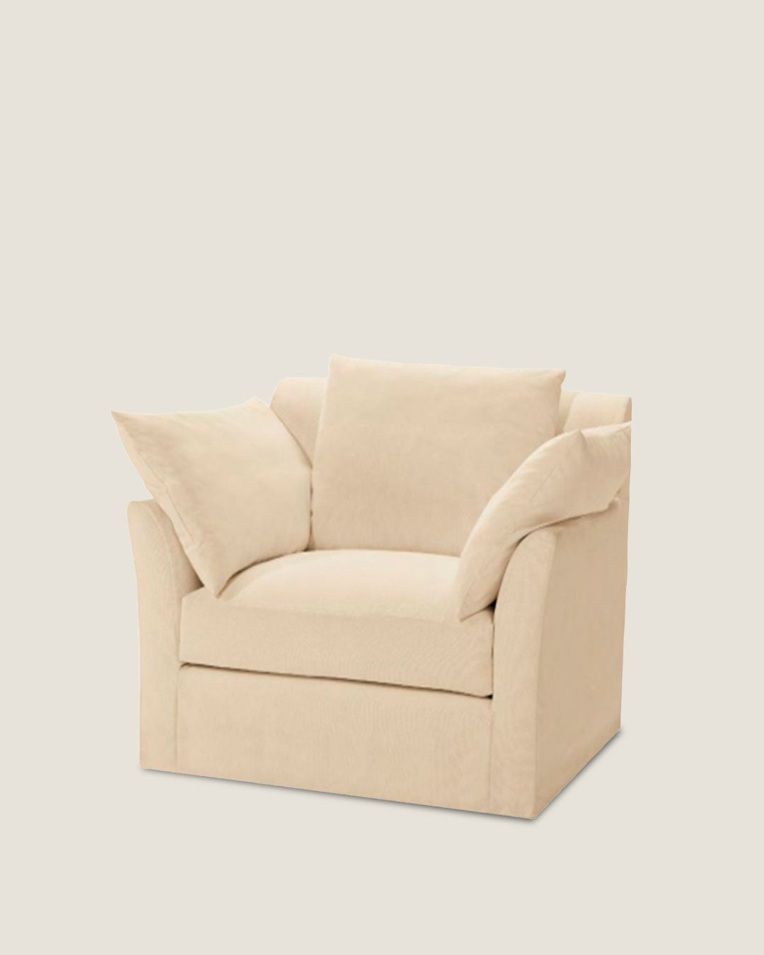 SILLÓN BLANCO CRUDO